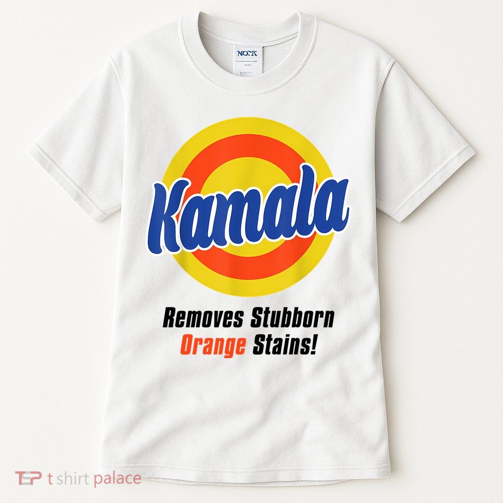 Kamala Harris 2024 Removes Stubborn Stains Funny Tall T-Shirt