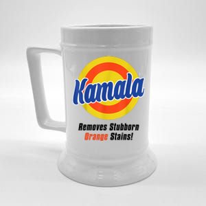 Kamala Harris 2024 Removes Stubborn Stains Funny Beer Stein