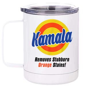 Kamala Harris 2024 Removes Stubborn Stains Funny 12 oz Stainless Steel Tumbler Cup