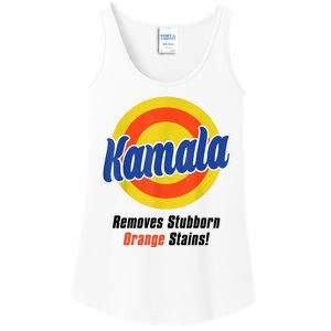 Kamala Harris 2024 Removes Stubborn Stains Funny Ladies Essential Tank