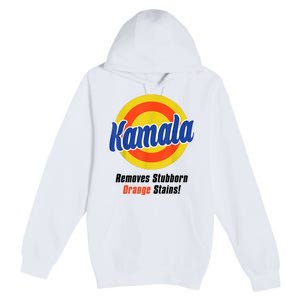 Kamala Harris 2024 Removes Stubborn Stains Funny Premium Pullover Hoodie