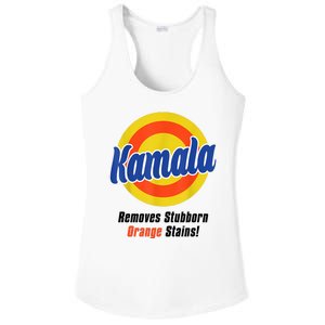 Kamala Harris 2024 Removes Stubborn Stains Funny Ladies PosiCharge Competitor Racerback Tank