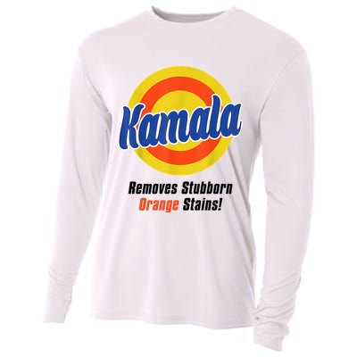 Kamala Harris 2024 Removes Stubborn Stains Funny Cooling Performance Long Sleeve Crew