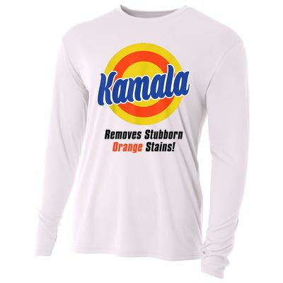 Kamala Harris 2024 Removes Stubborn Stains Funny Cooling Performance Long Sleeve Crew