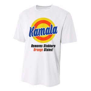 Kamala Harris 2024 Removes Stubborn Stains Funny Performance Sprint T-Shirt