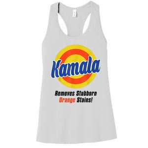 Kamala Harris 2024 Removes Stubborn Stains Funny Women's Racerback Tank