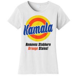 Kamala Harris 2024 Removes Stubborn Stains Funny Women's T-Shirt