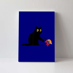 Kamala Harris 2024 Victory Black Cat Vs Elephant Trump Canvas