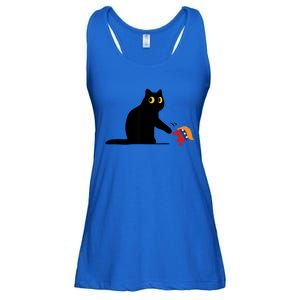 Kamala Harris 2024 Victory Black Cat Vs Elephant Trump Ladies Essential Flowy Tank