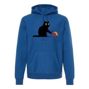 Kamala Harris 2024 Victory Black Cat Vs Elephant Trump Premium Hoodie