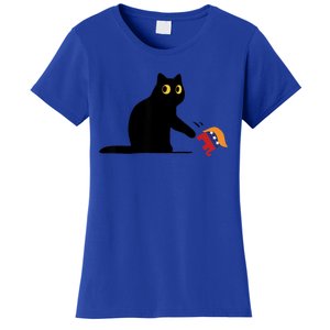 Kamala Harris 2024 Victory Black Cat Vs Elephant Trump Women's T-Shirt