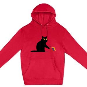 Kamala Harris 2024 Victory Black Cat Vs Elephant Trump Premium Pullover Hoodie