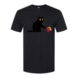 Kamala Harris 2024 Victory Black Cat Vs Elephant Trump Softstyle CVC T-Shirt