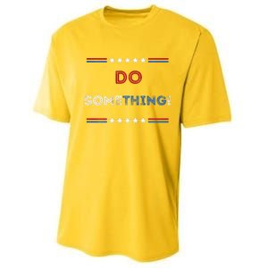 Kamala Harris 2024 Election Michelle Obama Do Something! Long Sleeve Performance Sprint T-Shirt