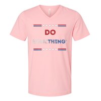 Kamala Harris 2024 Election Michelle Obama Do Something! Long Sleeve V-Neck T-Shirt