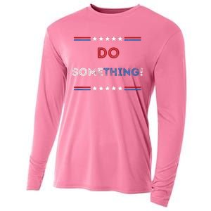 Kamala Harris 2024 Election Michelle Obama Do Something! Long Sleeve Cooling Performance Long Sleeve Crew