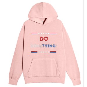 Kamala Harris 2024 Election Michelle Obama Do Something! Long Sleeve Urban Pullover Hoodie