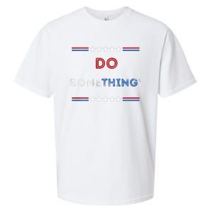 Kamala Harris 2024 Election Michelle Obama Do Something! Long Sleeve Sueded Cloud Jersey T-Shirt