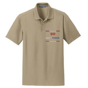 Kamala Harris 2024 Election Michelle Obama Do Something! Long Sleeve Dry Zone Grid Polo