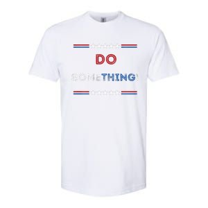 Kamala Harris 2024 Election Michelle Obama Do Something! Long Sleeve Softstyle CVC T-Shirt