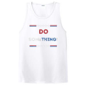 Kamala Harris 2024 Election Michelle Obama Do Something! Long Sleeve PosiCharge Competitor Tank