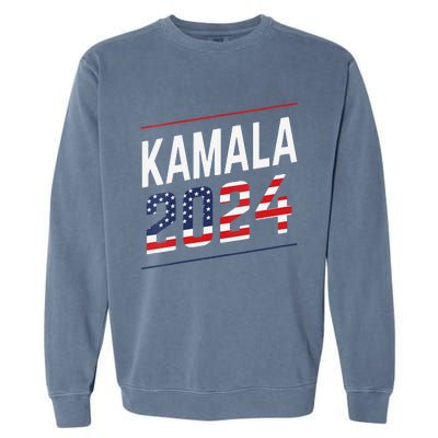 Kamala Harris 2024 President Campaign Garment-Dyed Sweatshirt