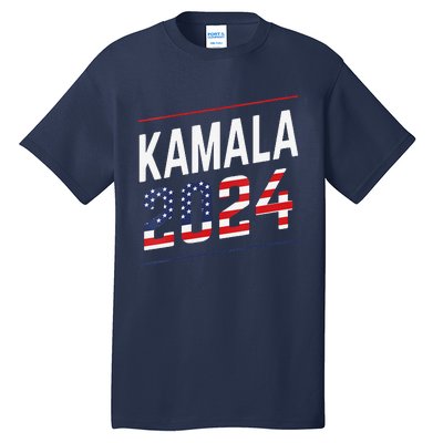 Kamala Harris 2024 President Campaign Tall T-Shirt