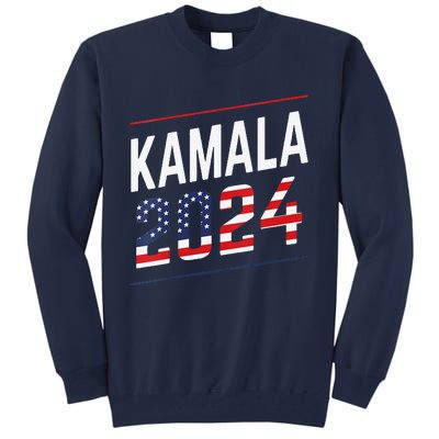 Kamala Harris 2024 President Campaign Tall Sweatshirt