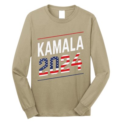 Kamala Harris 2024 President Campaign Long Sleeve Shirt