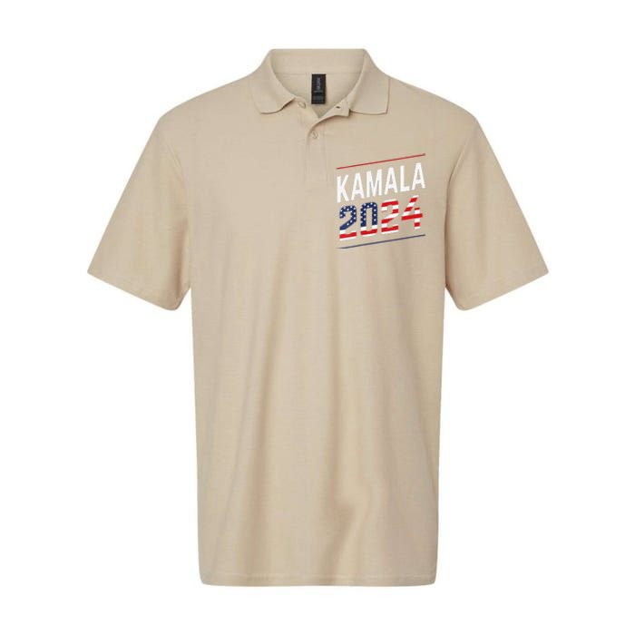 Kamala Harris 2024 President Campaign Softstyle Adult Sport Polo