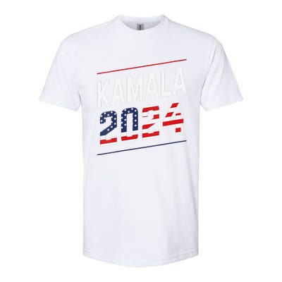 Kamala Harris 2024 President Campaign Softstyle CVC T-Shirt