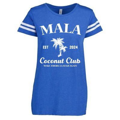 Kamala Harris 2024 For President Mala Make America Laugh Again Coconut Club Enza Ladies Jersey Football T-Shirt