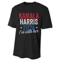 Kamala Harris 2024 Support IM With Her Kamala Harris 2024 Performance Sprint T-Shirt