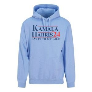 Kamala Harris 2024 Election Say It To My Face Unisex Surf Hoodie