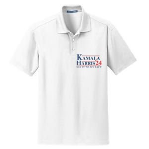 Kamala Harris 2024 Election Say It To My Face Dry Zone Grid Polo