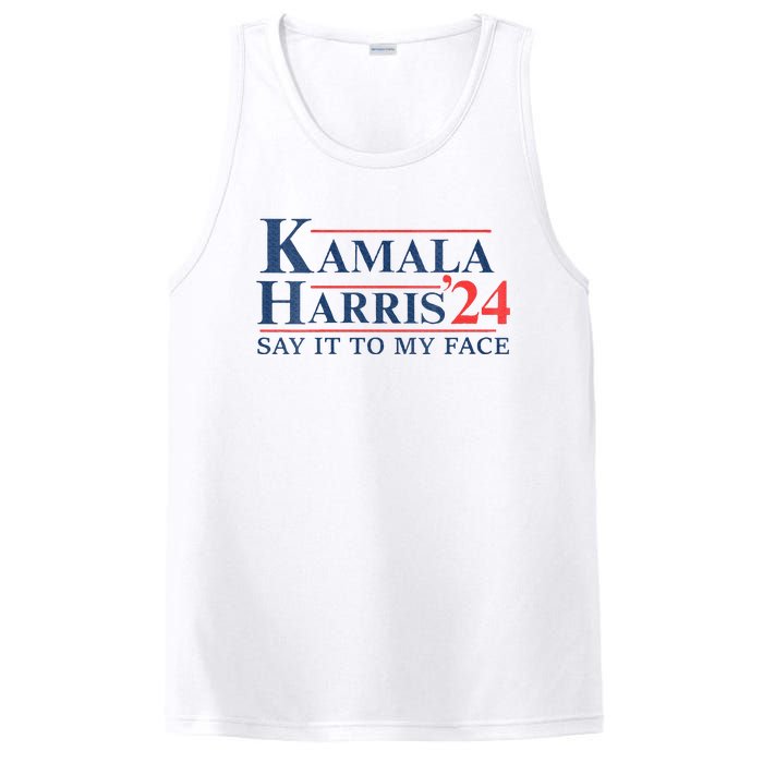 Kamala Harris 2024 Election Say It To My Face PosiCharge Competitor Tank