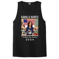 Kamala Harris 2024 Cooking Up Justice Fun Political PosiCharge Competitor Tank