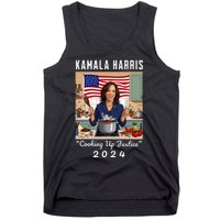 Kamala Harris 2024 Cooking Up Justice Fun Political Tank Top