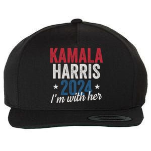 Kamala Harris 2024 Support IM With Her Kamala Harris 2024 Gift Wool Snapback Cap