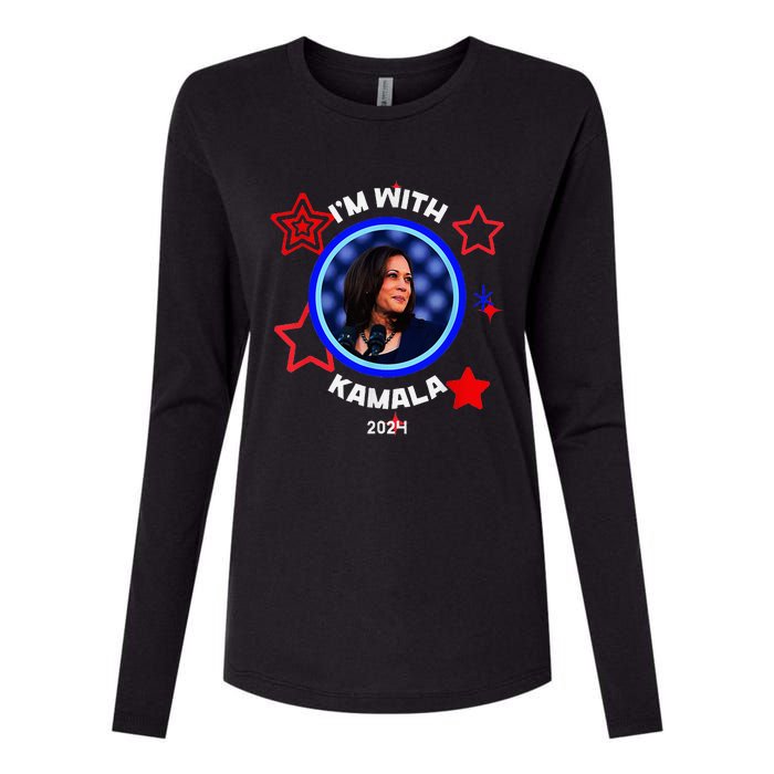 Kamala Harris 2024 Kamala For President Womens Cotton Relaxed Long Sleeve T-Shirt