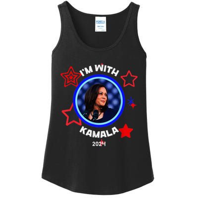 Kamala Harris 2024 Kamala For President Ladies Essential Tank