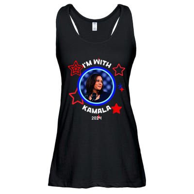 Kamala Harris 2024 Kamala For President Ladies Essential Flowy Tank