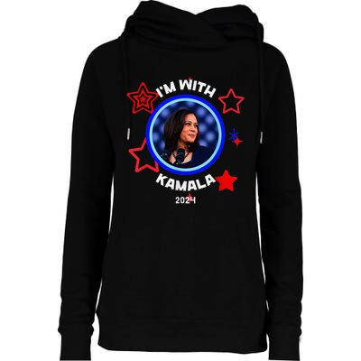 Kamala Harris 2024 Kamala For President Womens Funnel Neck Pullover Hood