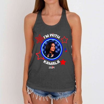 Kamala Harris 2024 Kamala For President Women's Knotted Racerback Tank