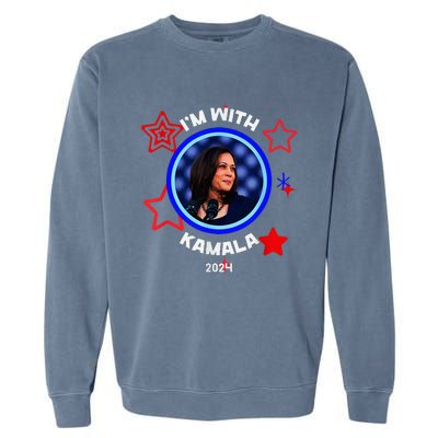 Kamala Harris 2024 Kamala For President Garment-Dyed Sweatshirt