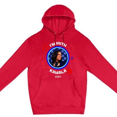 Kamala Harris 2024 Kamala For President Premium Pullover Hoodie