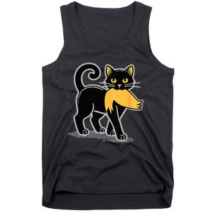 Kamala Harris 2024 Cat Carrying Trump Hair Sarcastic Walz Tank Top