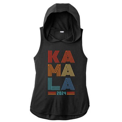 Kamala Harris 2024 Presidential Election Ladies PosiCharge Tri-Blend Wicking Draft Hoodie Tank