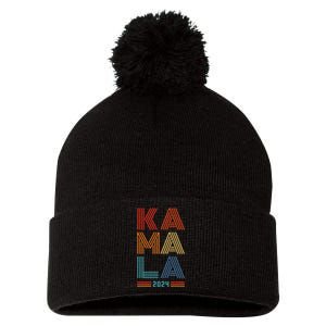 Kamala Harris 2024 Presidential Election Pom Pom 12in Knit Beanie