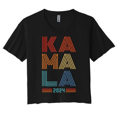 Kamala Harris 2024 Presidential Election Women's Crop Top Tee